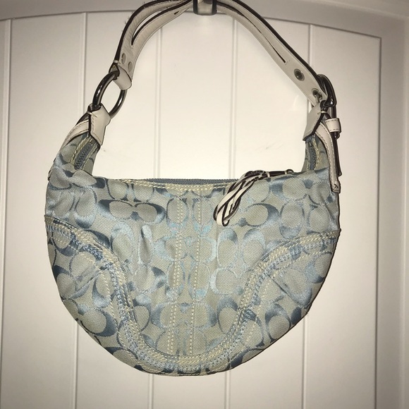 Coach Handbags - Light Blue Coach Bag